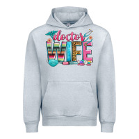Heather Grey doctor wife Urban Hoodie - Zillion Design Studio