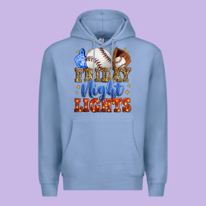 Friday Night Lights Baseball Premium Hoodie Designed By Zillion Design Studio