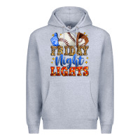Heather Grey friday night lights baseball Premium Hoodie - Zillion Design Studio