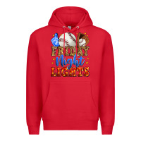 Red friday night lights baseball Premium Hoodie - Zillion Design Studio