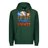 Sports Green friday night lights baseball Premium Hoodie - Zillion Design Studio