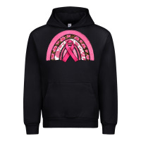 Black breast cancer rainbow Urban Hoodie - RanaPortraitStore