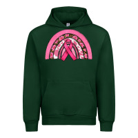 Forest Green breast cancer rainbow Urban Hoodie - RanaPortraitStore