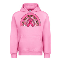 Fuchsia Pink breast cancer rainbow Urban Hoodie - RanaPortraitStore