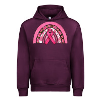 Mauve Wine breast cancer rainbow Urban Hoodie - RanaPortraitStore