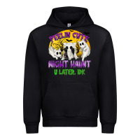 Black Feeling Cute Might Haunt U Later Urban Hoodie - texasbilliewilder