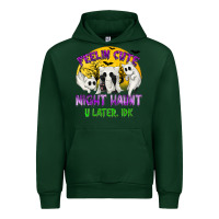 Forest Green Feeling Cute Might Haunt U Later Urban Hoodie - texasbilliewilder