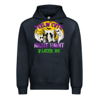 Navy Feeling Cute Might Haunt U Later Urban Hoodie - texasbilliewilder