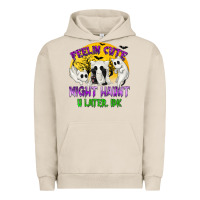 Pigment French Oak Feeling Cute Might Haunt U Later Urban Hoodie - texasbilliewilder