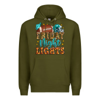 Army Green friday night lights american football Premium Hoodie - Zillion Design Studio
