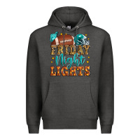 Charcoal Heather friday night lights american football Premium Hoodie - Zillion Design Studio