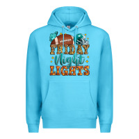 Ocean Blue friday night lights american football Premium Hoodie - Zillion Design Studio