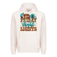 Pale Pink friday night lights american football Premium Hoodie - Zillion Design Studio