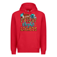 Red friday night lights american football Premium Hoodie - Zillion Design Studio