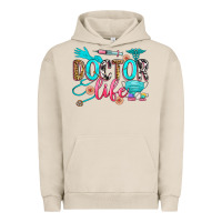 Pigment French Oak doctor life Urban Hoodie - Zillion Design Studio