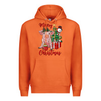 Carrot merry christmas pig Premium Hoodie - RanaPortraitStore