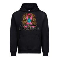 Black breast cancer awareness Urban Hoodie - RanaPortraitStore