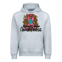 Heather Grey breast cancer awareness Urban Hoodie - RanaPortraitStore