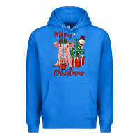 True Royal merry christmas pig Premium Hoodie - RanaPortraitStore