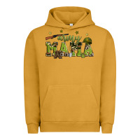 Pigment Peanut Butter army mama Urban Hoodie - Zillion Design Studio