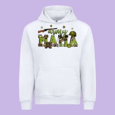 Army Mama Urban Hoodie Designed By Zillion Design Studio