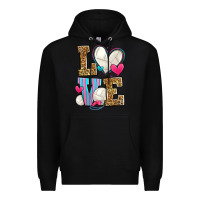 Black love volleyball Premium Hoodie - Zillion Design Studio