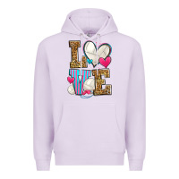 Lilac love volleyball Premium Hoodie - Zillion Design Studio