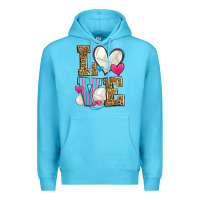 Ocean Blue love volleyball Premium Hoodie - Zillion Design Studio