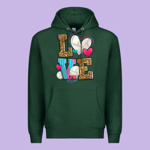 Love Volleyball Premium Hoodie Designed By Zillion Design Studio