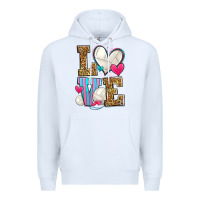 White love volleyball Premium Hoodie - Zillion Design Studio