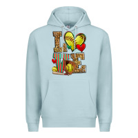 Blue Mist love softball Premium Hoodie - Zillion Design Studio