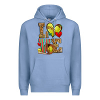 Colony Blue love softball Premium Hoodie - Zillion Design Studio