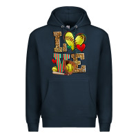 Navy love softball Premium Hoodie - Zillion Design Studio