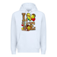 White love softball Premium Hoodie - Zillion Design Studio