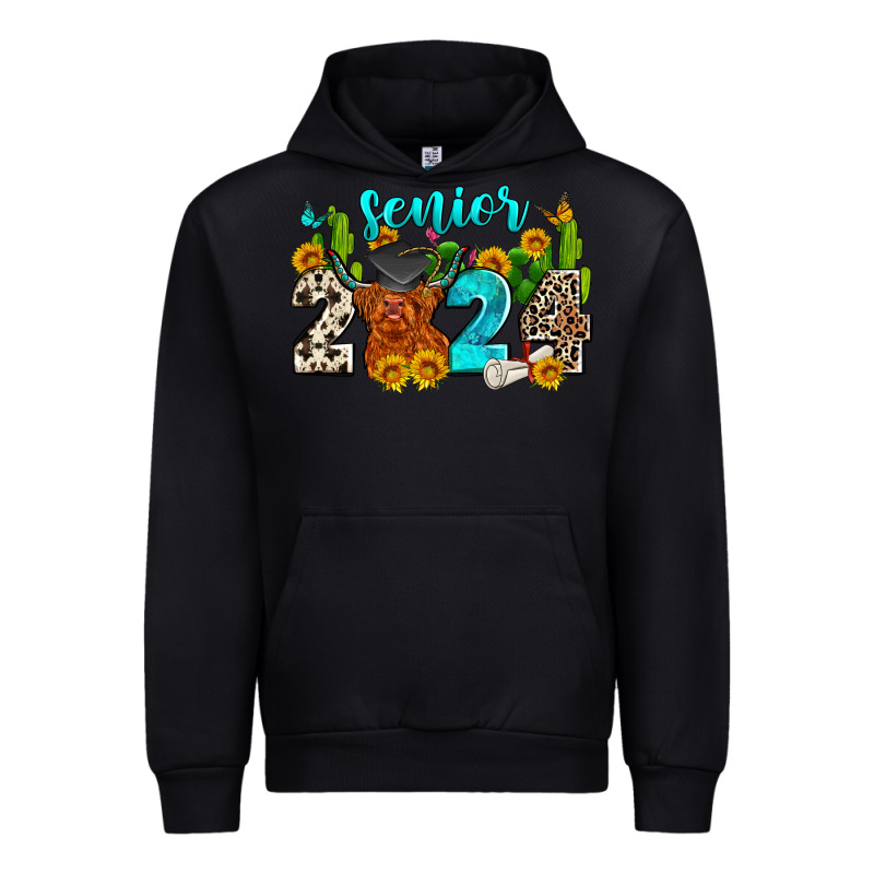 Senior 2024 Cow Urban Hoodie by Zillion Design Studio | Teevron