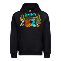 Black senior 2024 cow Urban Hoodie - Zillion Design Studio