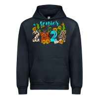 Navy senior 2024 cow Urban Hoodie - Zillion Design Studio