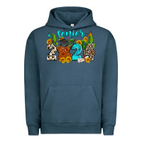 Pigment Midnight Navy senior 2024 cow Urban Hoodie - Zillion Design Studio