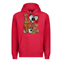 Cardinal love soccer Premium Hoodie - Zillion Design Studio