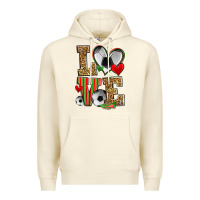 Sandshell love soccer Premium Hoodie - Zillion Design Studio