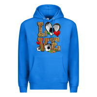 True Royal love soccer Premium Hoodie - Zillion Design Studio