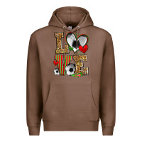 Chestnut love soccer Premium Hoodie - Zillion Design Studio