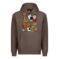 Coffee love soccer Premium Hoodie - Zillion Design Studio