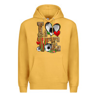 Mustard love soccer Premium Hoodie - Zillion Design Studio