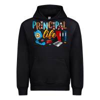Black principal life Urban Hoodie - Zillion Design Studio