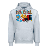 Heather Grey principal life Urban Hoodie - Zillion Design Studio