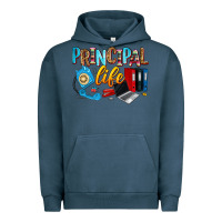Pigment Midnight Navy principal life Urban Hoodie - Zillion Design Studio