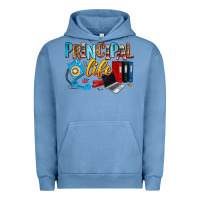 Pigment Pebble Blue principal life Urban Hoodie - Zillion Design Studio