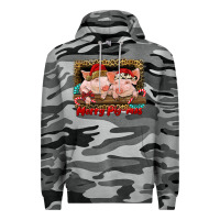 Slate Camo merry pig mas Premium Hoodie - RanaPortraitStore