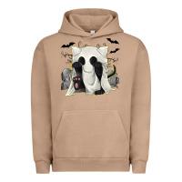 Pigment Burro Ghost Cat Urban Hoodie - texasbilliewilder